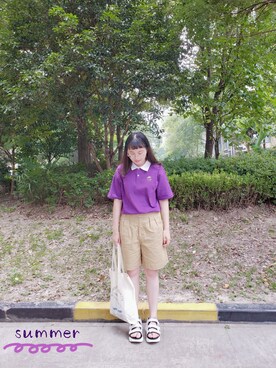 evenさん（レディース・158cm）の夏コーディネート