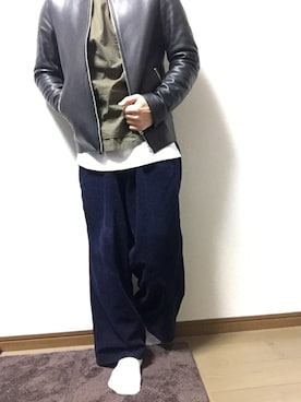 「chaopanic」｜「アイテム（ジャケット/アウター）」を使った、shun24さん（メンズ・163cm）の冬コーディネート