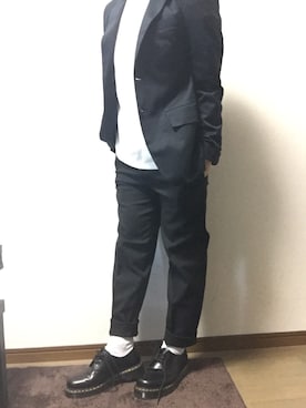 「Paul Smith COLLECTION（ポールスミスコレクション）のアイテム（ジャケット/アウター）」を使った、shun24さん（メンズ・163cm）の秋コーディネート