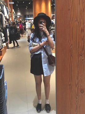 「MUJI」｜「アイテム（腕時計）」を使った、flowerkooさん（レディース・162cm）の秋コーディネート