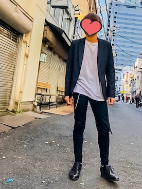 「SOYOUS（ソユーズ）のアイテム（ジャケット/アウター）」を使った、みっきーさん（メンズ・163cm）の秋コーディネート