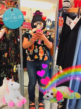 「おとなしめ」｜YUKIE🦄💓さん（レディース・148cm）の夏コーディネート