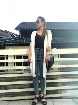 「WATCH.（ウォッチ）のアイテム」を使った、N a h oさん（レディース・153cm）の夏コーディネート