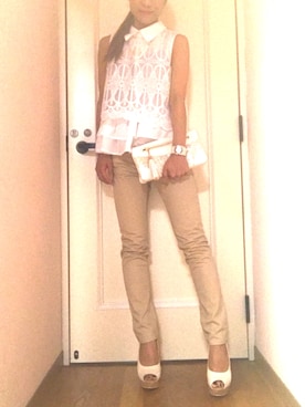 N a h oさん（レディース・153cm）の夏コーディネート