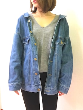 「EGOIST（エゴイスト）のアイテム（Tシャツ/カットソー）」を使った、N a h oさん（レディース・153cm）の春コーディネート
