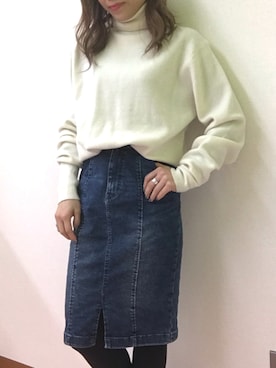 N a h oさん（レディース・153cm）の冬コーディネート