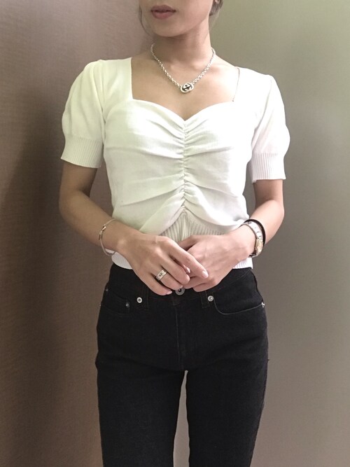 N A H O Grlのtシャツ カットソーを使ったコーディネート Wear