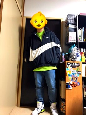 「ZOZO」｜「アイテム（ナイロンジャケット）」を使った、かっつんさん（メンズ・173cm）の夏コーディネート