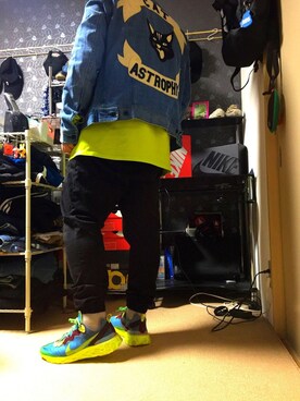 「ハデ色」｜「アイテム（ジャケット/アウター）」を使った、かっつんさん（メンズ・173cm）の秋コーディネート
