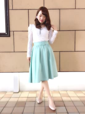「BSTR」｜「アイテム（アクセサリー）」を使った、Nahoさん（レディース・156cm）の冬コーディネート