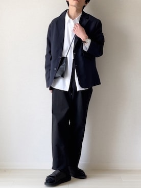 「ASTRONOMY（アストロノミー）のアイテム（テーラードジャケット）」を使った、takaさん（メンズ・169cm）の春コーディネート