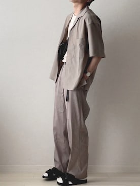「ITTI（イッチ）のアイテム（シューズ）」を使った、takaさん（メンズ・169cm）の春コーディネート