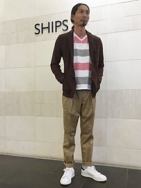 「made in japan」｜三浦さん（メンズ・180cm）の夏コーディネート