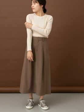 「FORK&SPOON」｜FORK&SPOON WOMENさん（レディース・161cm）の秋コーディネート