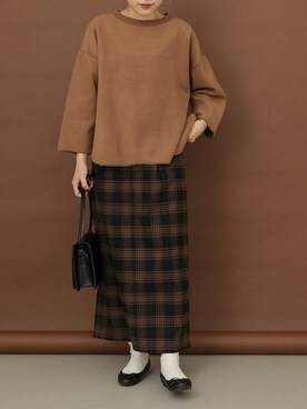 「FORK&SPOON」｜FORK&SPOON WOMENさん（レディース・161cm）の秋コーディネート