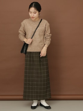 「FORK&SPOON」｜FORK&SPOON WOMENさん（レディース・161cm）の秋コーディネート