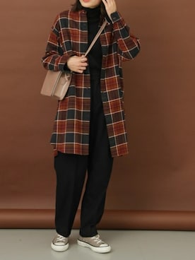 「FORK&SPOON」｜FORK&SPOON WOMENさん（レディース・161cm）の秋コーディネート