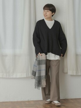 FORK&SPOON WOMENさん（レディース・161cm）の冬コーディネート