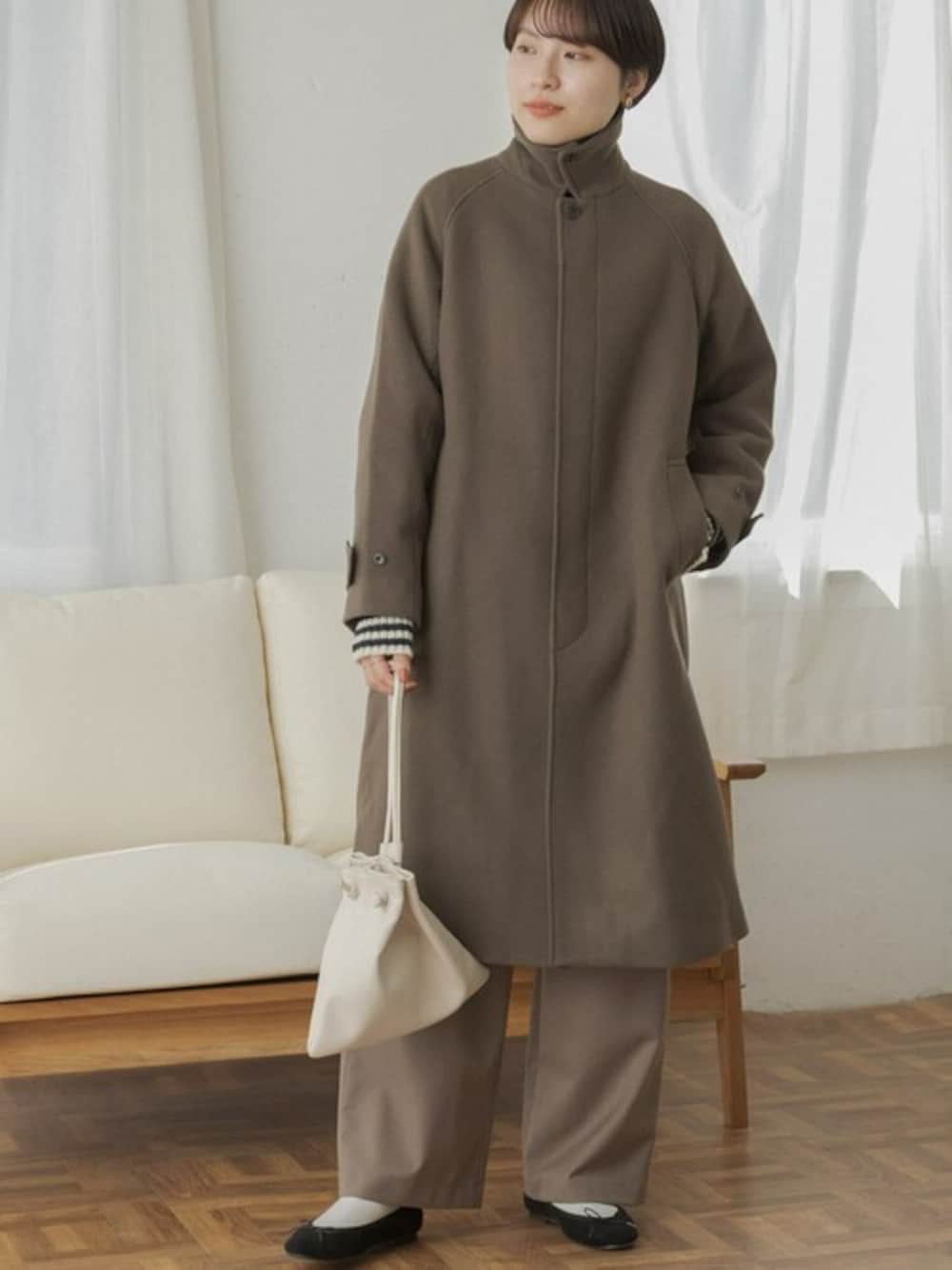 新品タグ付き】FORK＆SPOON バルマカンコート CAMEL セール