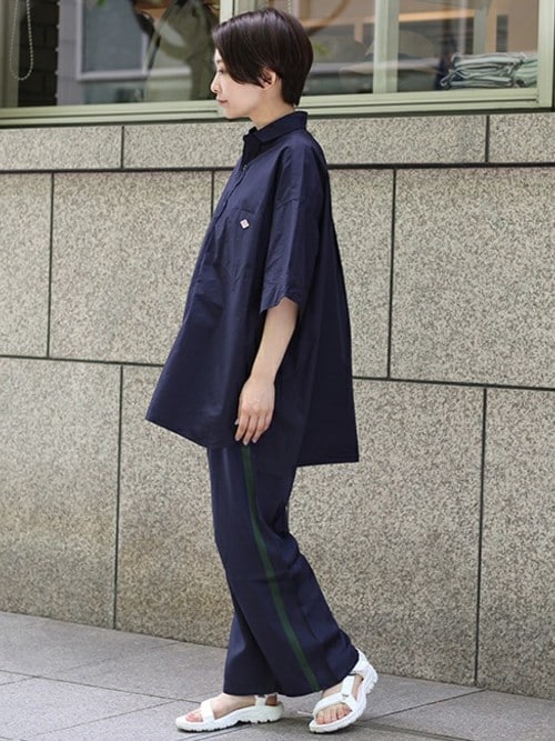 Tanabe 本部 Dantonのシャツ ブラウスを使ったコーディネート Wear