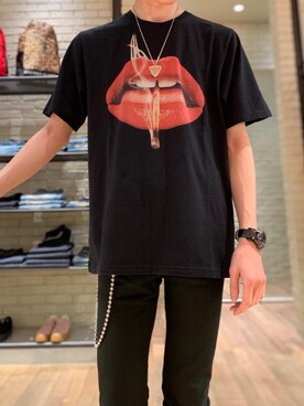 「コラボレーション」｜「アイテム（財布/小物）」を使った、dr.tateさん（メンズ・170cm）の冬コーディネート