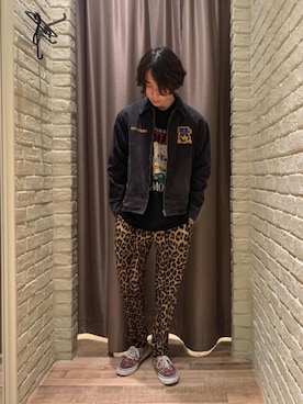 「ロンt」｜「アイテム（その他アウター）」を使った、dr.tateさん（メンズ・170cm）の秋コーディネート