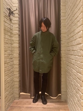 「スキニー」｜「アイテム（その他アウター）」を使った、dr.tateさん（メンズ・170cm）の秋コーディネート