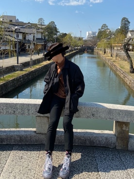 「UU（ユニクロ　アンダーカバー）のアイテム」を使った、ウイキさん（メンズ・175cm）の春コーディネート