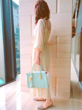 「シャーベットカラー」｜summerhillさん（レディース・170cm）の春コーディネート