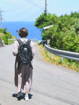 「CONVERSE（コンバース）のCONVERSE (コンバース）　JACK PURCELL　ジャックパーセル　（スニーカー）」を使った、なっちゃんさん（レディース・160cm）の夏コーディネート