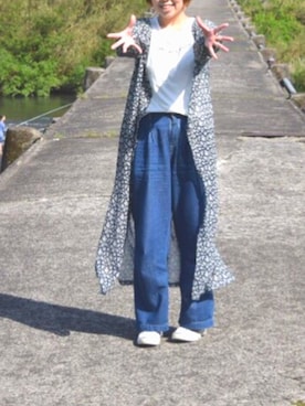 「CONVERSE（コンバース）のCONVERSE (コンバース）　JACK PURCELL　ジャックパーセル　（スニーカー）」を使った、なっちゃんさん（レディース・160cm）の春コーディネート