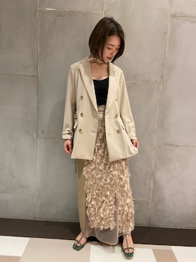 「UNITED TOKYO（ユナイテッドトウキョウ）のアイテム（財布/小物）」を使った、hitomi_utさん（レディース・156cm）の春コーディネート