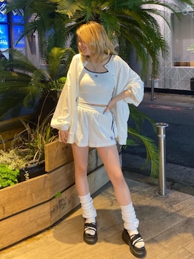 「BACK TO THE FIELD（バック トゥー ザ フィールド）のアイテム（ワンピース/ドレス）」を使った、namiさん（レディース・157cm）の春コーディネート