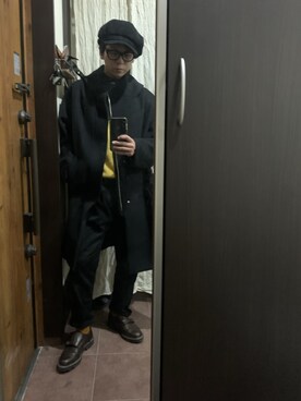 「Lui's（ルイス）のアイテム（その他アウター）」を使った、yoma さん（メンズ・173cm）の冬コーディネート
