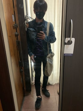 「G-STAR RAW（ジースターロゥ）のアイテム（デニムジャケット）」を使った、yoma さん（メンズ・173cm）の秋コーディネート