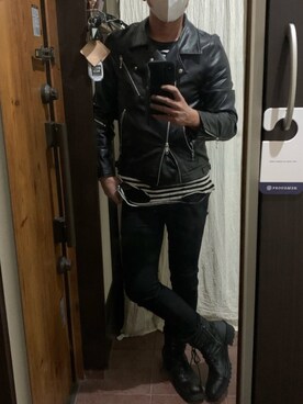 「L.H.P（エルエイチピー）のアイテム（ジャケット/アウター）」を使った、yoma さん（メンズ・173cm）の秋コーディネート