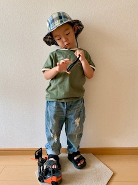 kan1208さん（キッズ・100cm）の夏コーディネート