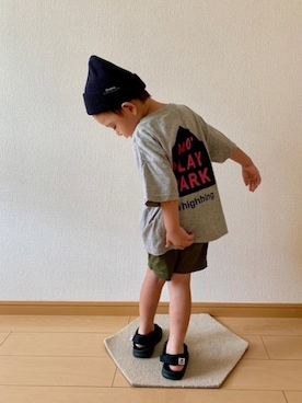 「highking（ハイキング）のアイテム」を使った、kan1208さん（キッズ・100cm）の夏コーディネート