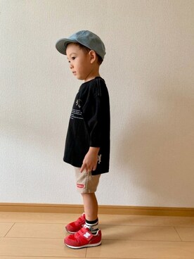 「highking（ハイキング）のアイテム」を使った、kan1208さん（キッズ・100cm）の秋コーディネート