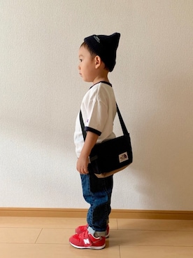 「highking（ハイキング）のアイテム」を使った、kan1208さん（キッズ・100cm）の秋コーディネート