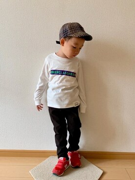 「highking（ハイキング）のアイテム」を使った、kan1208さん（キッズ・100cm）の秋コーディネート