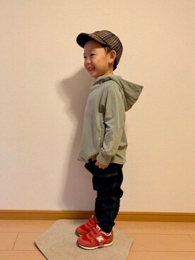 「highking（ハイキング）のアイテム」を使った、kan1208さん（キッズ・100cm）の秋コーディネート