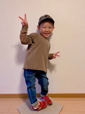 kan1208さん（キッズ・100cm）の秋コーディネート