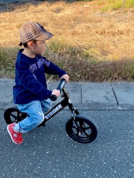 「highking（ハイキング）のアイテム」を使った、kan1208さん（キッズ・100cm）の秋コーディネート