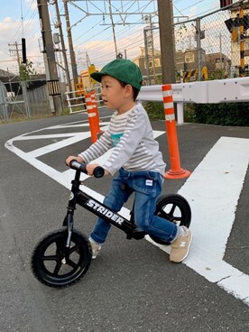 「highking（ハイキング）のアイテム」を使った、kan1208さん（キッズ・100cm）の秋コーディネート