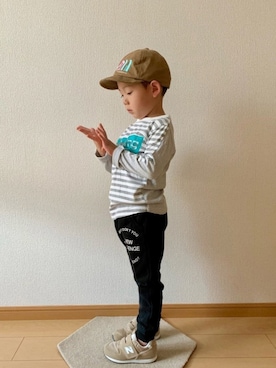 「highking（ハイキング）のアイテム」を使った、kan1208さん（キッズ・100cm）の秋コーディネート