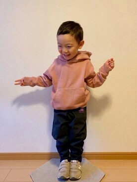 「highking（ハイキング）のアイテム」を使った、kan1208さん（キッズ・100cm）の秋コーディネート