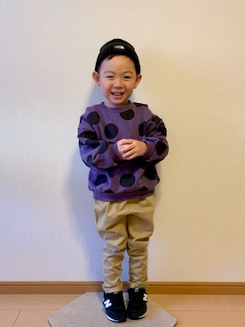 kan1208さん（キッズ・100cm）の冬コーディネート