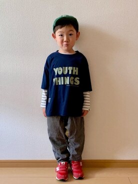 「highking（ハイキング）のアイテム」を使った、kan1208さん（キッズ・100cm）の春コーディネート