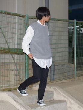 𝖲𝗍𝖾𝗅𝗈さん（メンズ・170cm）の秋コーディネート